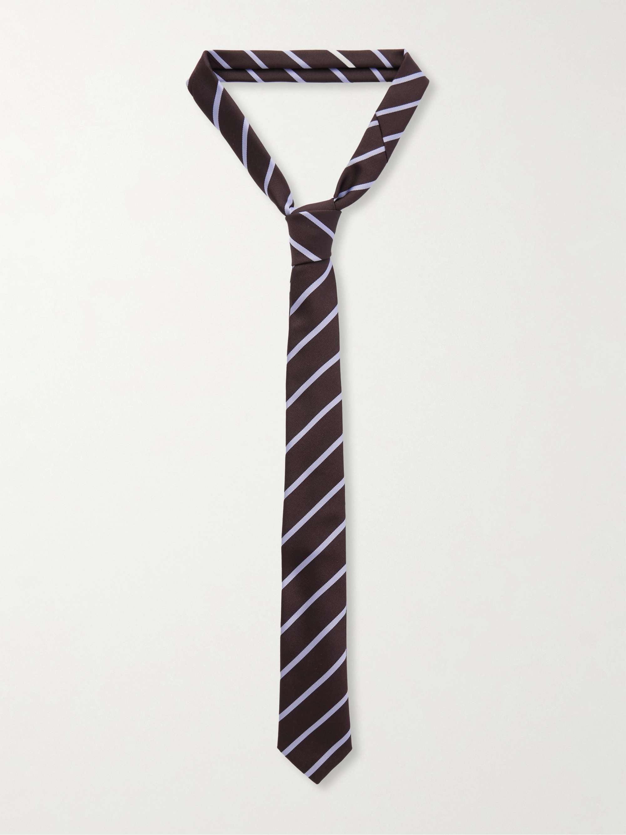 Lene Striped Twill Tie