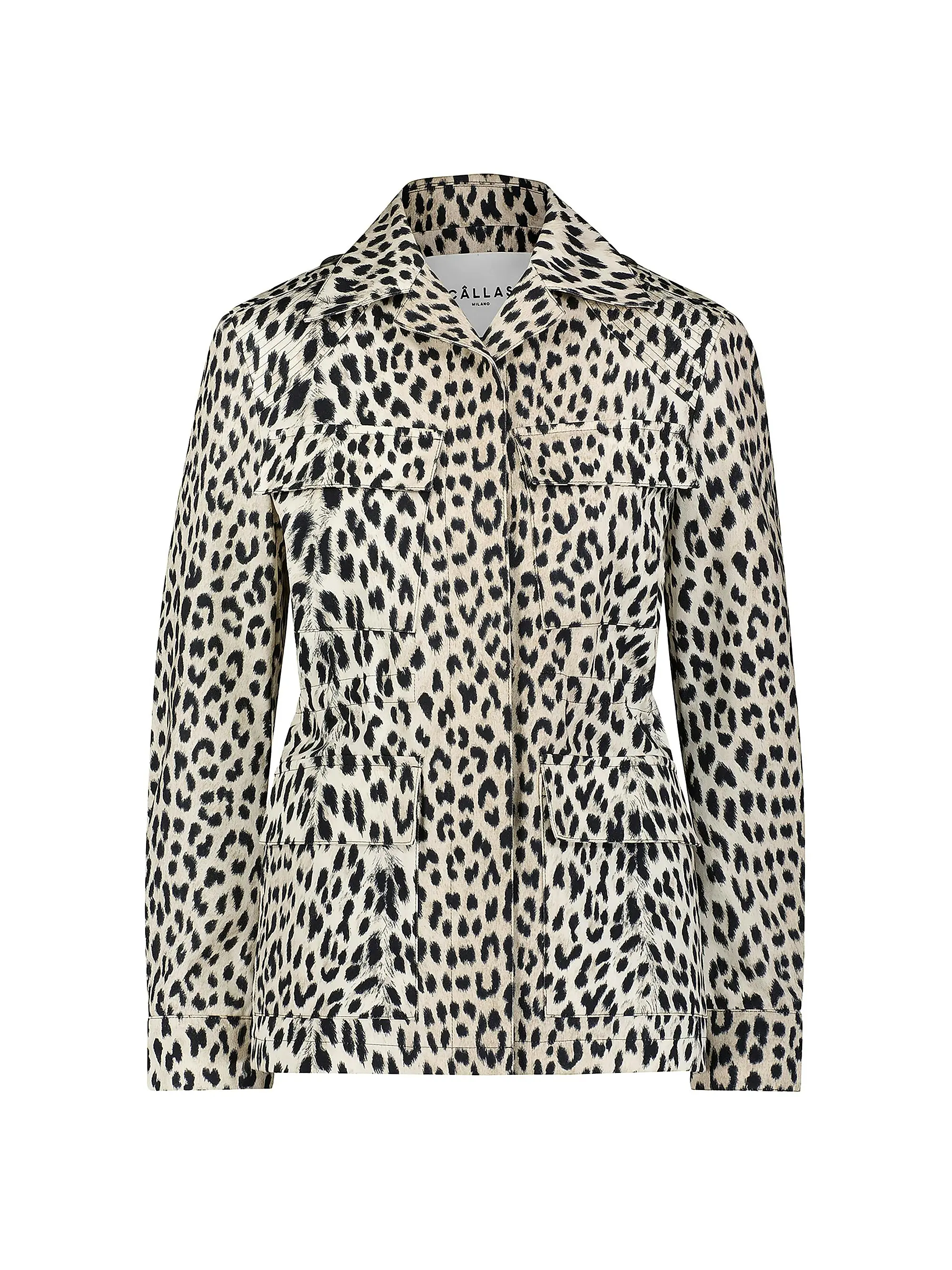 Cairo Animal Print Military Jacket