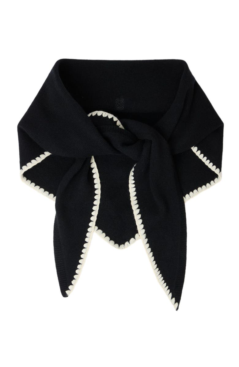 Ribbed Wool Scarf