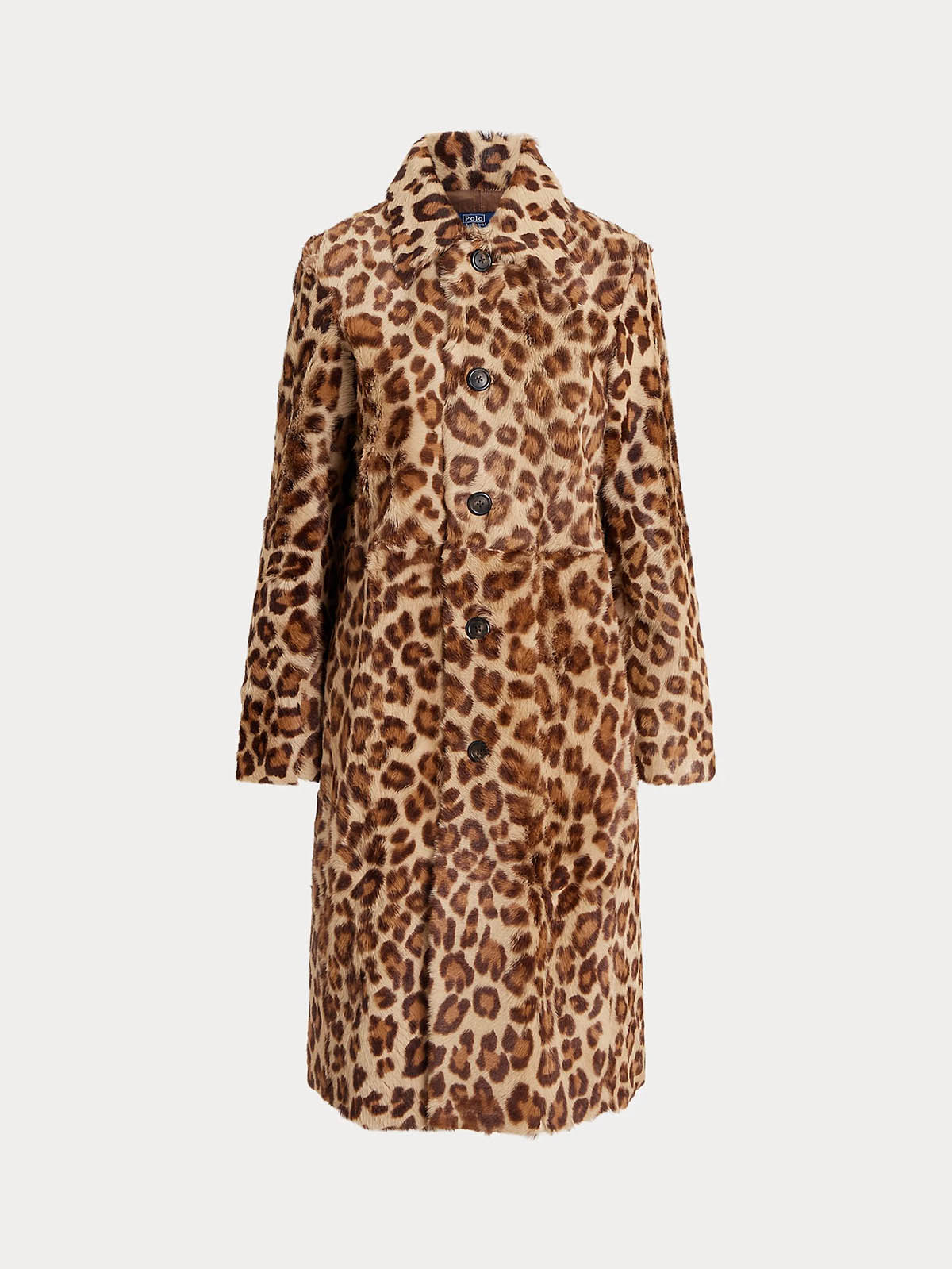 Leopard Print Haircalf Overcoat