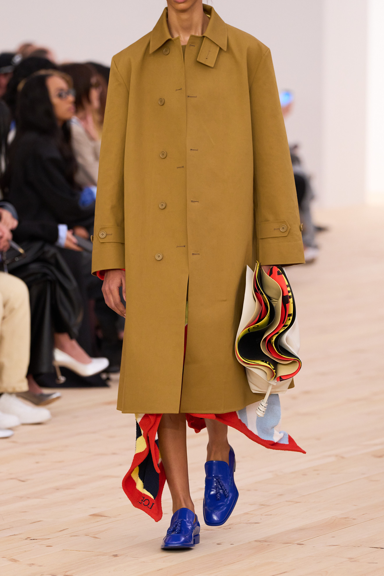 Model on the Loewe spring/summer 2026 runway.