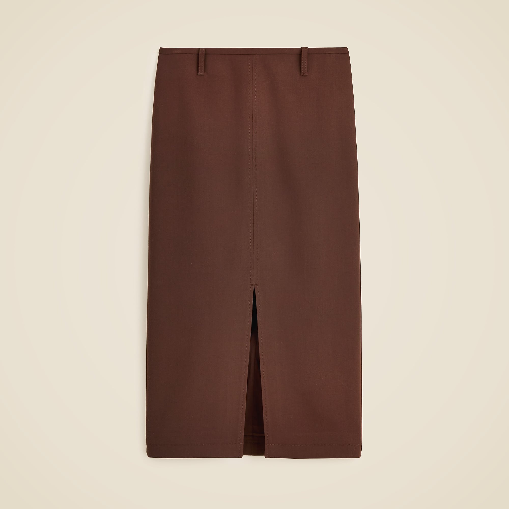 Pencil Midi Skirt in Four-Season Stretch