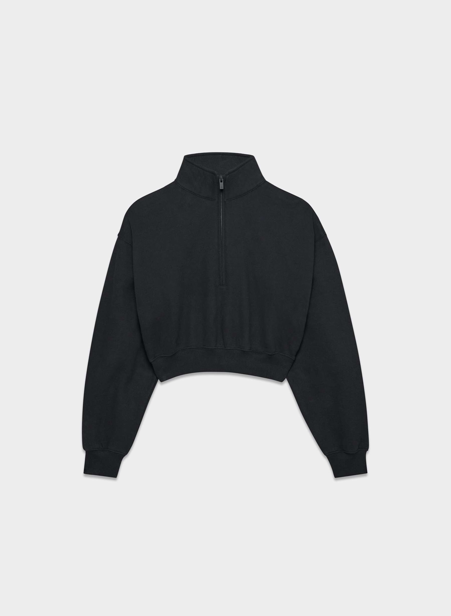 Aritzia, Cozy Sweatfleece Boyfriend Crop 1/2 Zip