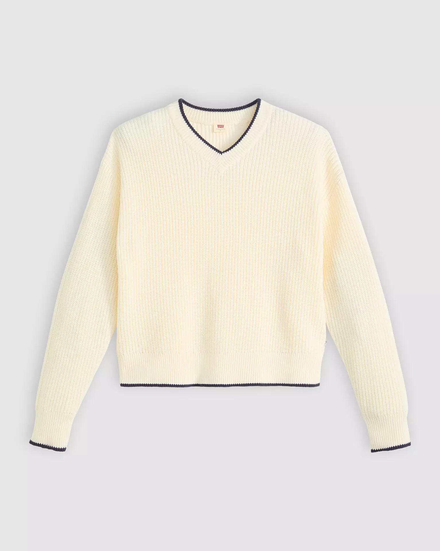 Levi's, Reese V-Neck Sweater in White