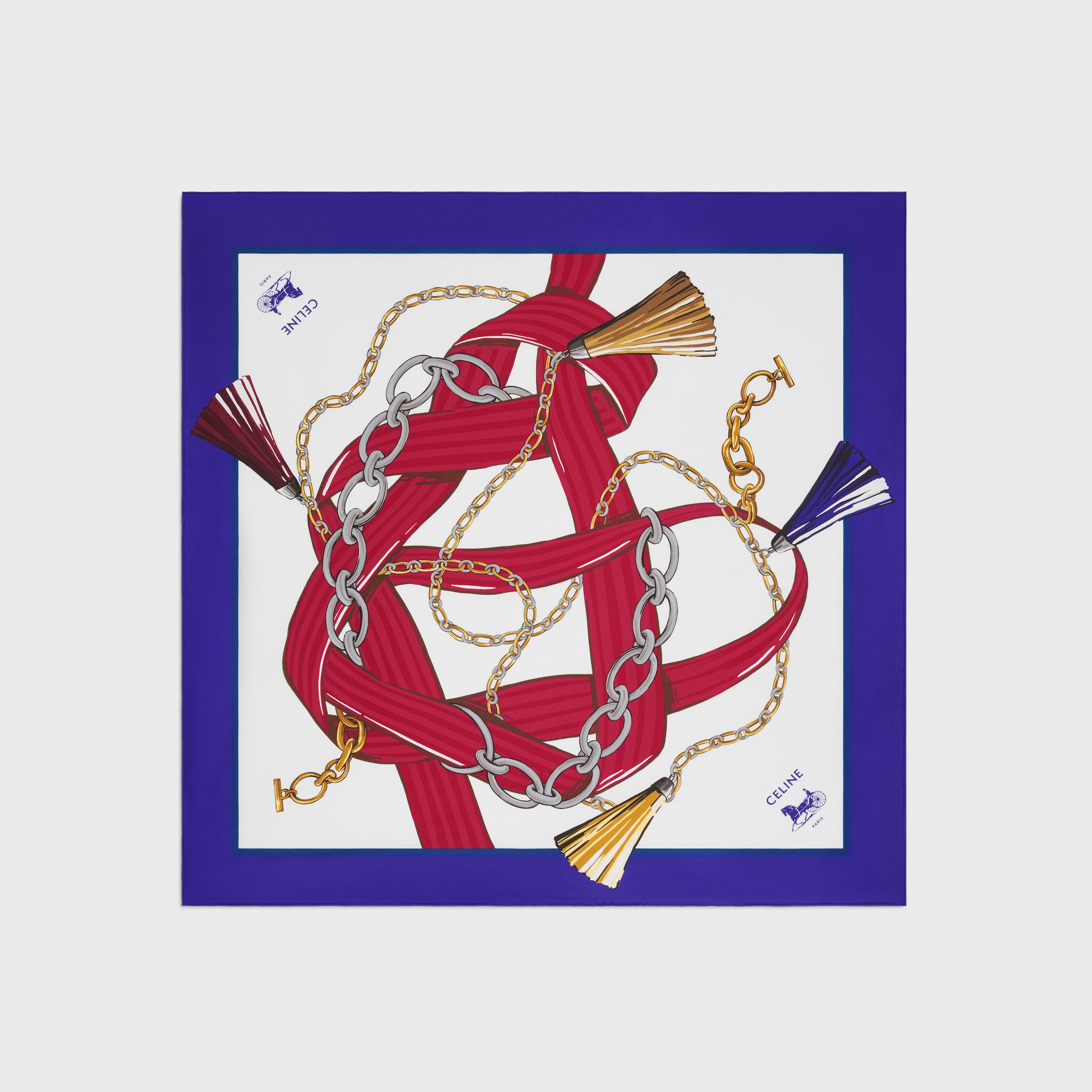 Square in Silk Twill