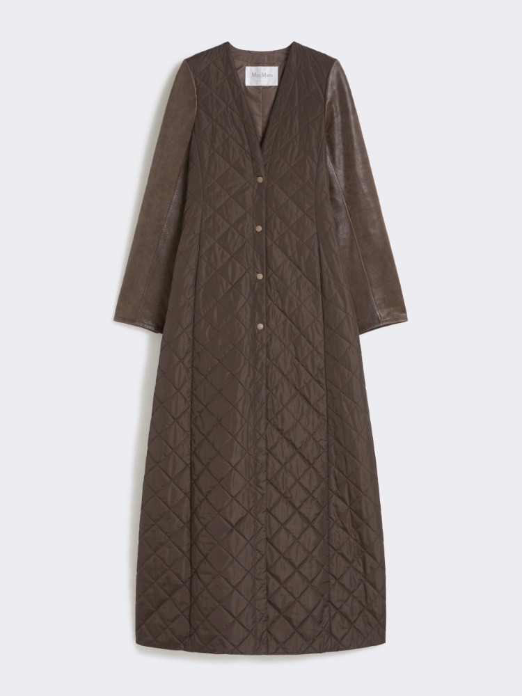 Max Mara US, Quilted Coat in Technical Fabric