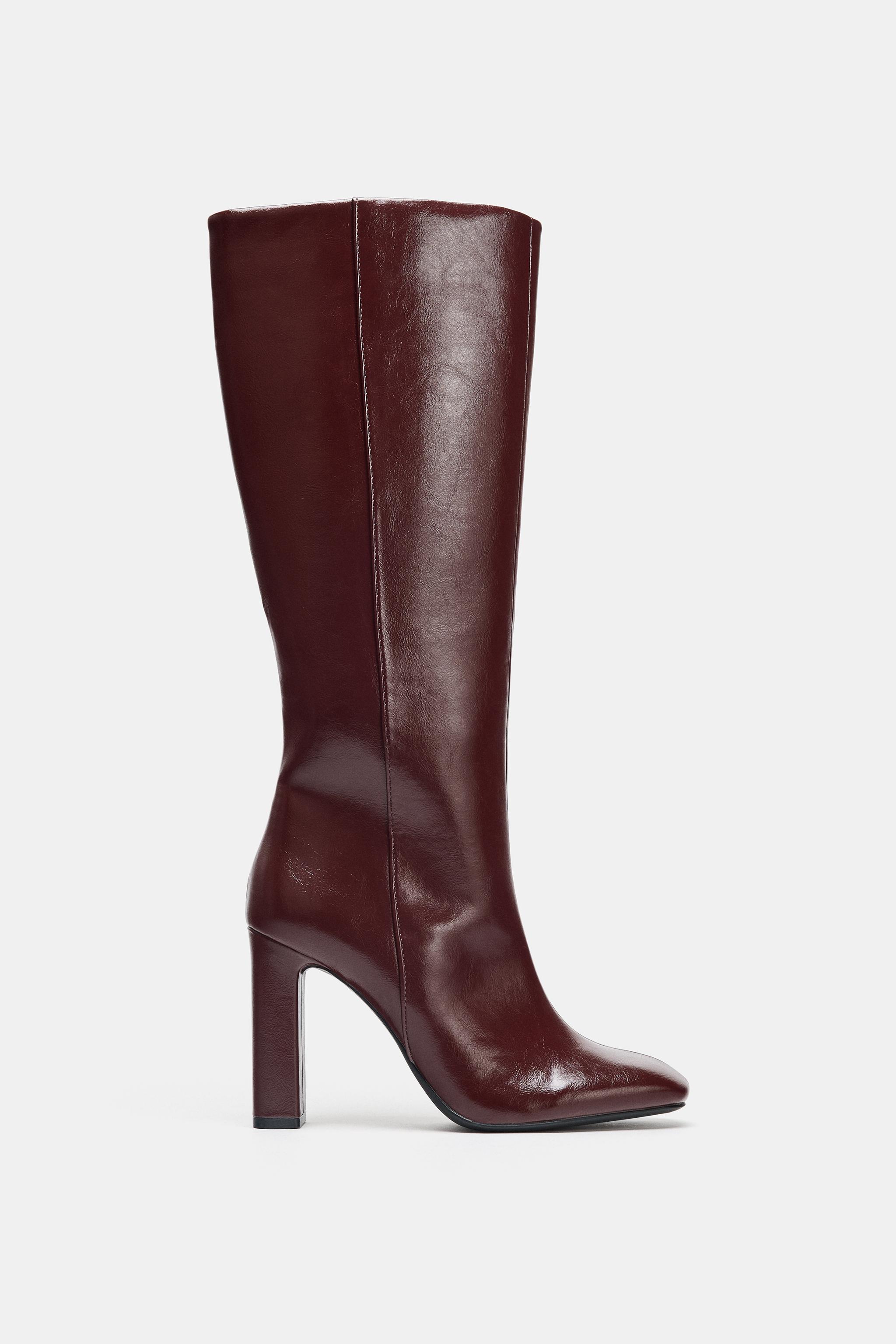 Wide Heeled Boots