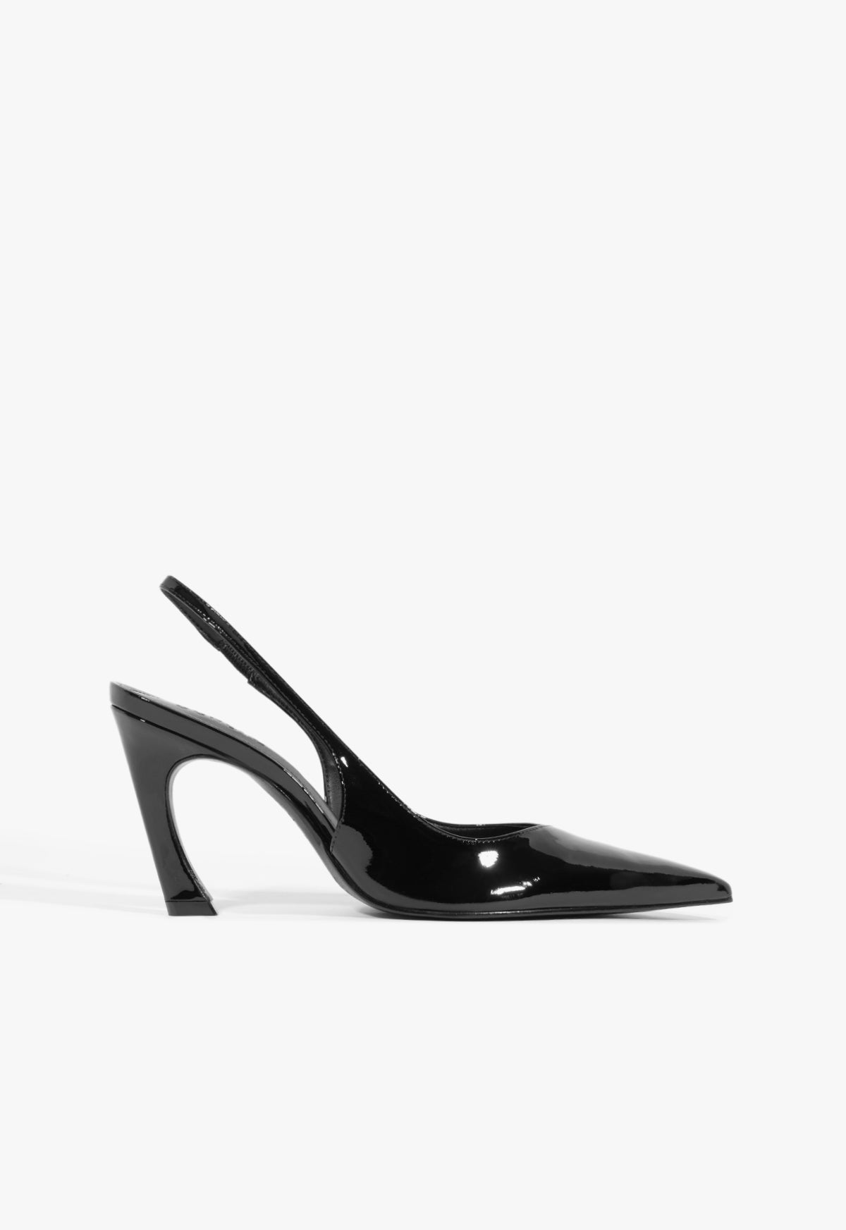 Lexi Sling Patent Pump - 5 / Black / Patent