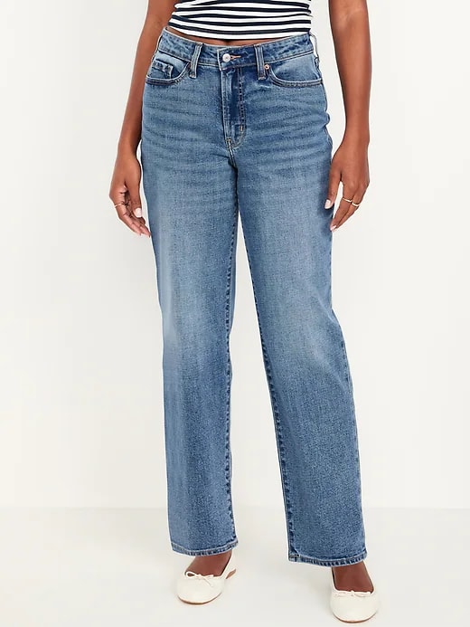 Curvy High-Waisted Og Loose Jeans