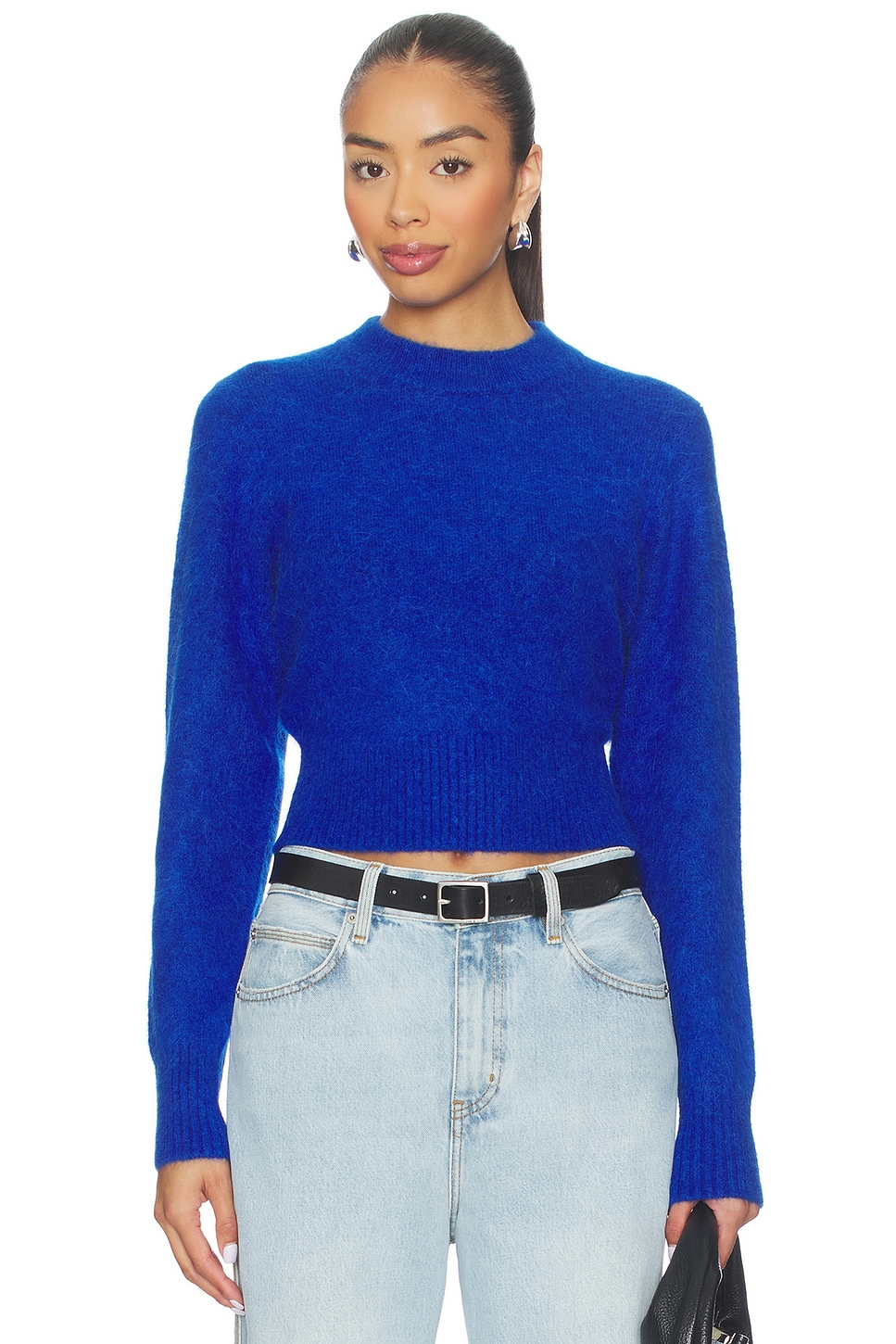 Sara Shrunken Crewneck Sweater