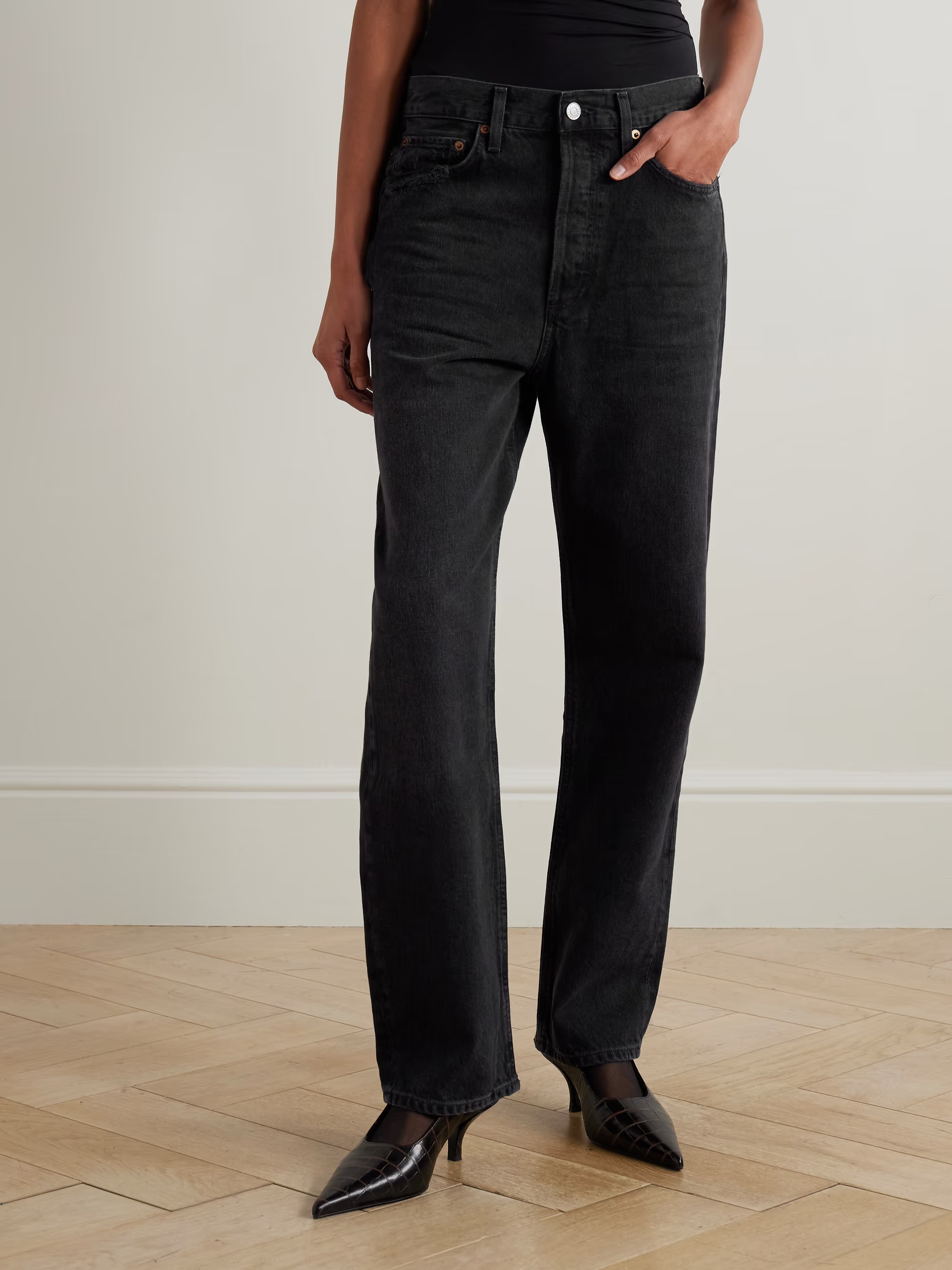 AGOLDE '90s mid-rise straight-leg jeans