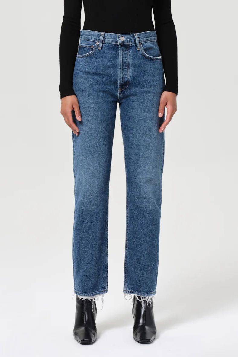 AGOLDE 90s Pinch Waist Vintage Straight-Leg Jeans