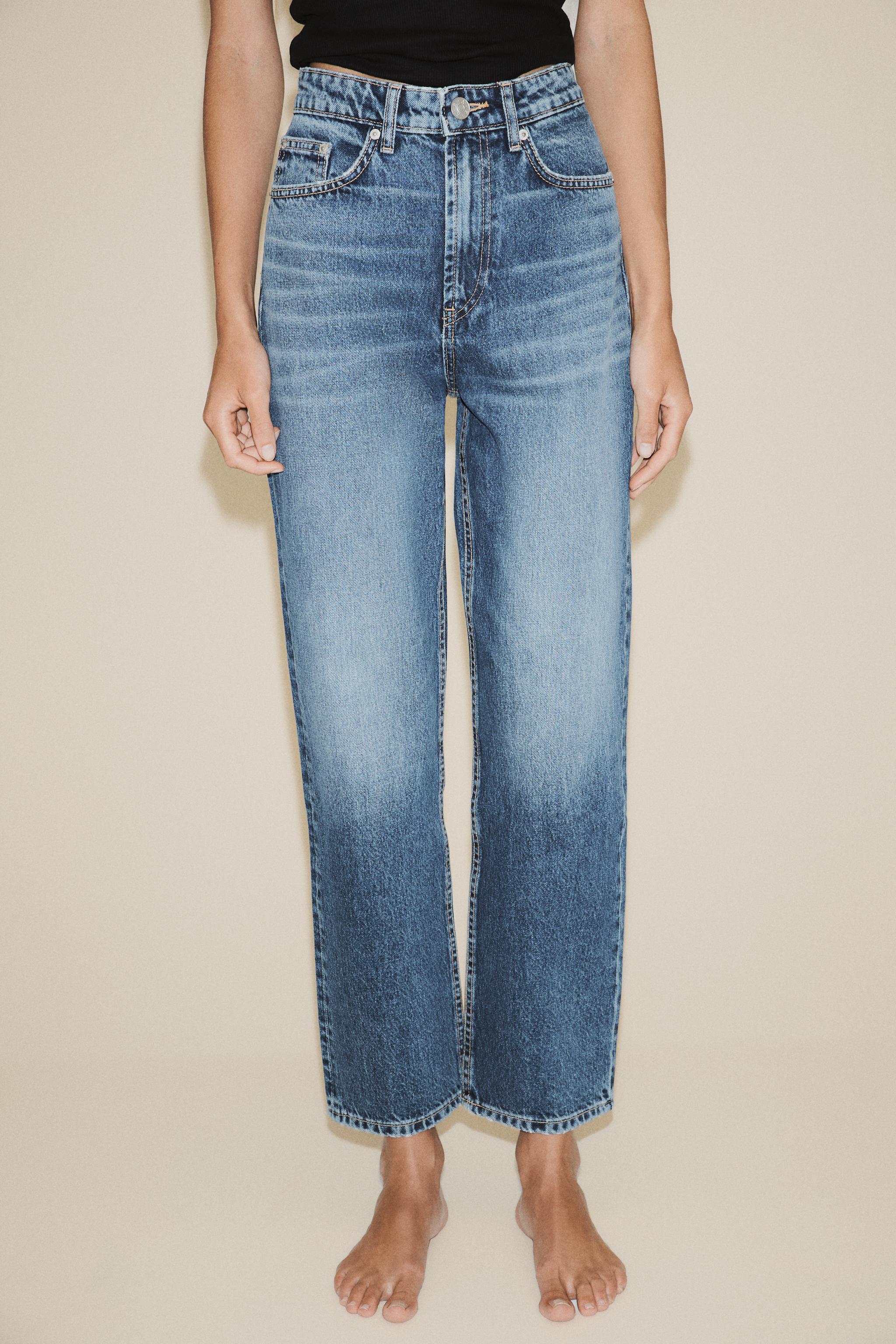 Trf Mom Fit High Waist Jeans