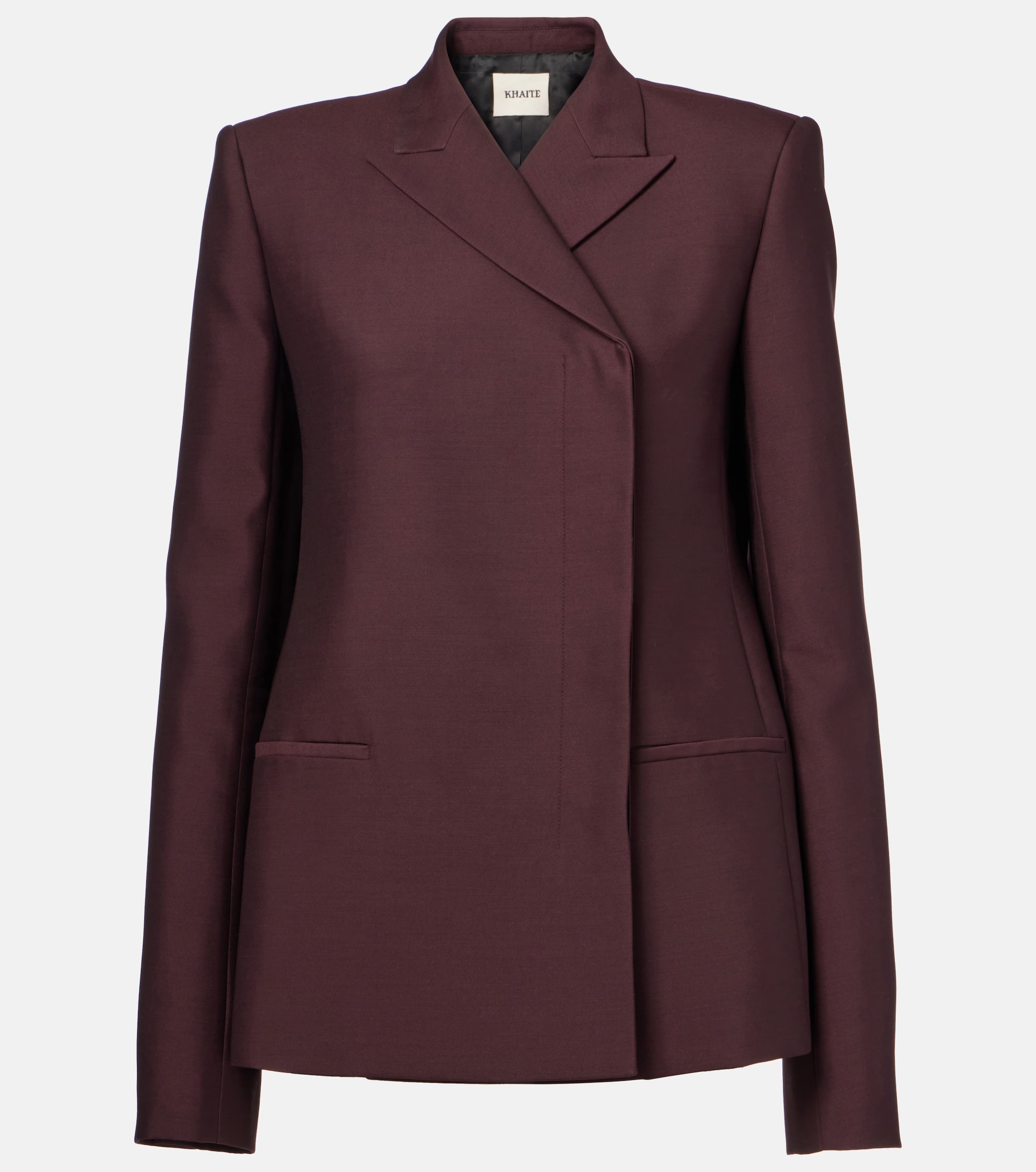 Khaite, Silvannah Wool and Silk Blazer