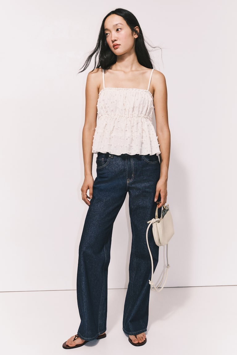 Bleecker High Rise Wide Leg Jeans