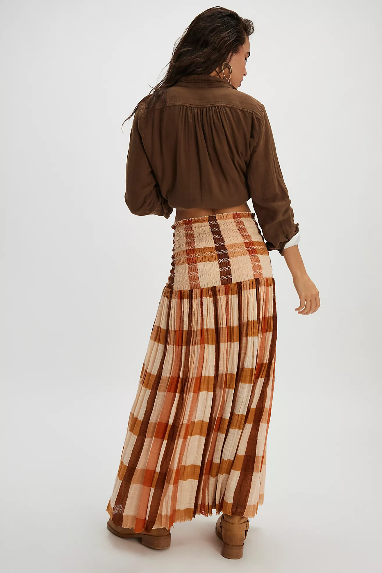 Fp One Ravenna Printed Convertible Maxi Skirt