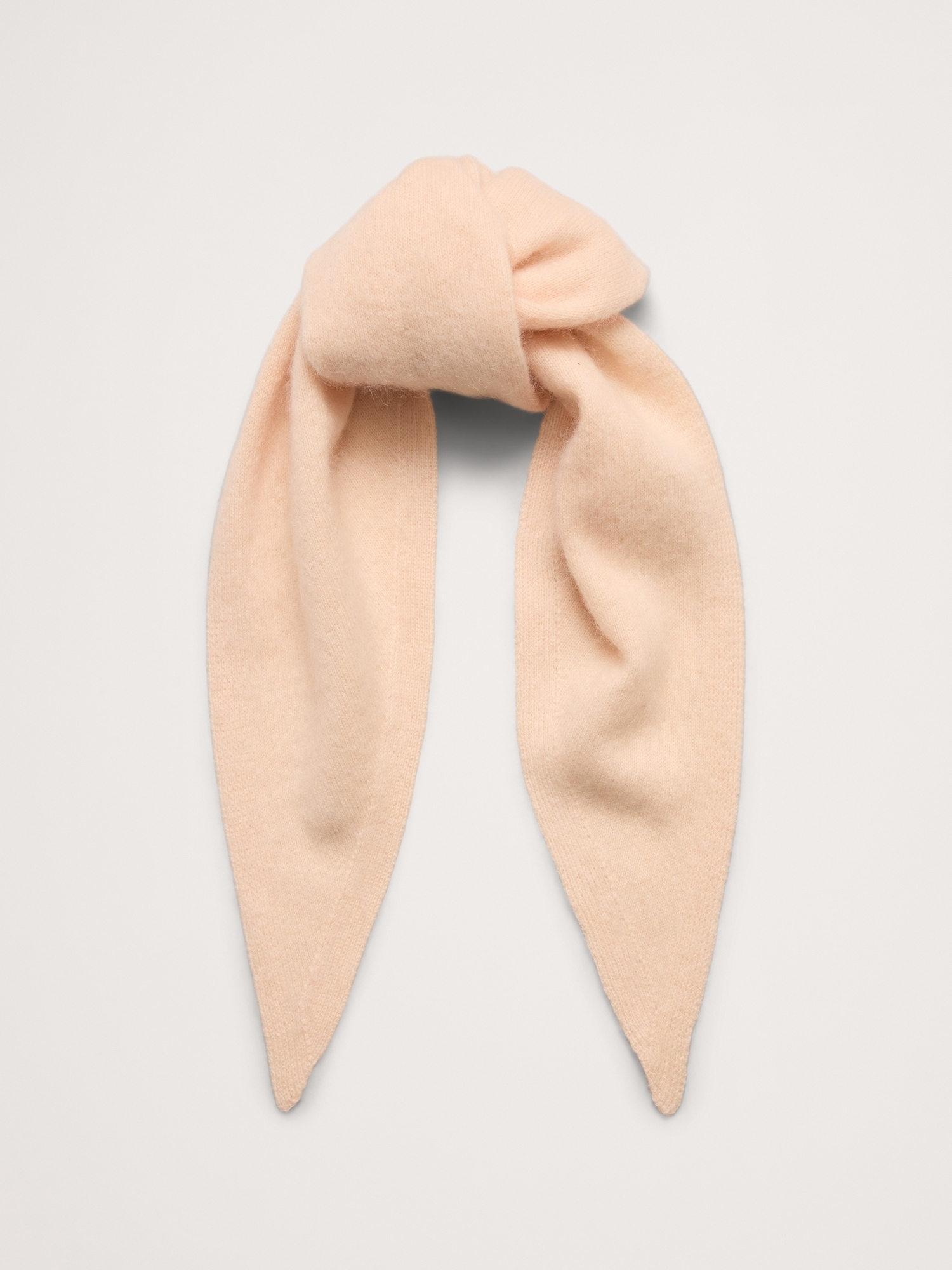 Brushed Wool-Cashmere Triangle Scarf