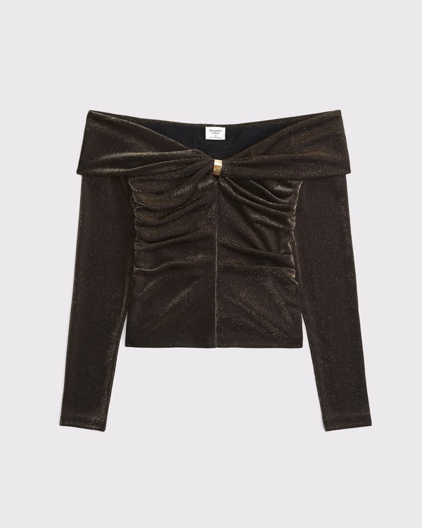 Off-The-Shoulder Hardware Top