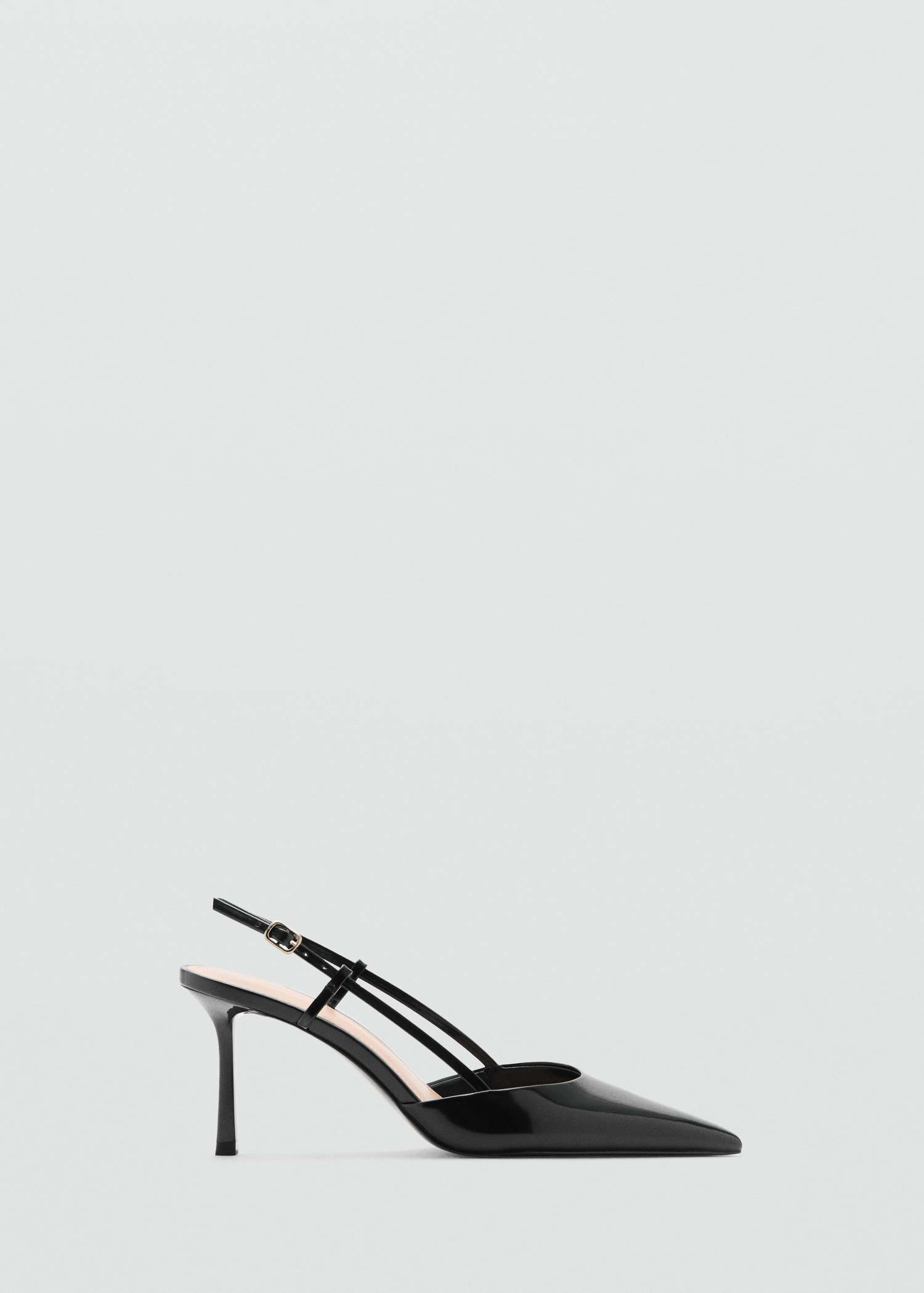 Pointed-Toe Leather Heeled Shoes - Women | Mango Usa