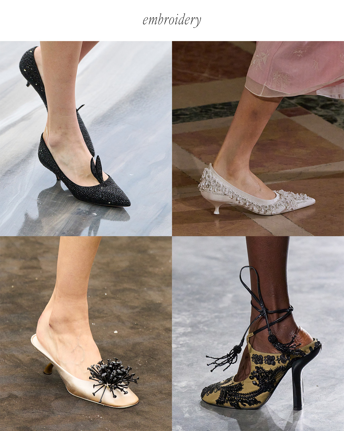 2026 shoe trends from the spring/summer 2026 runways