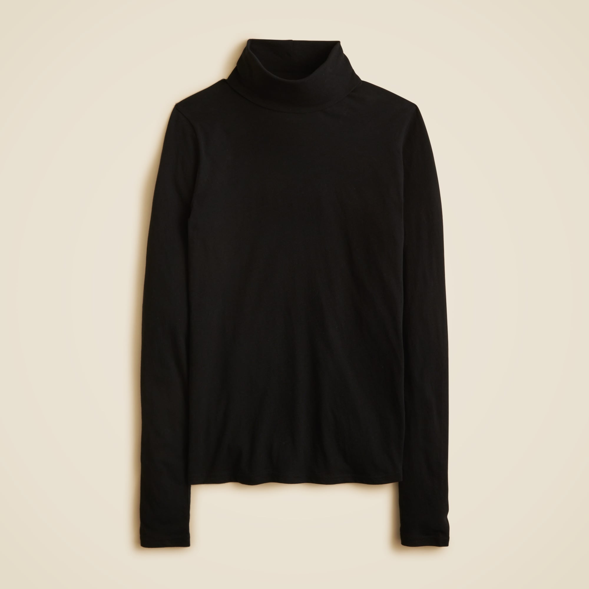 Feather Jersey Turtleneck