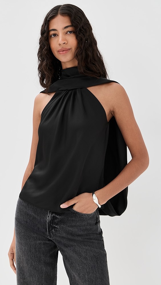 Simkhai Scarlett Cape Top