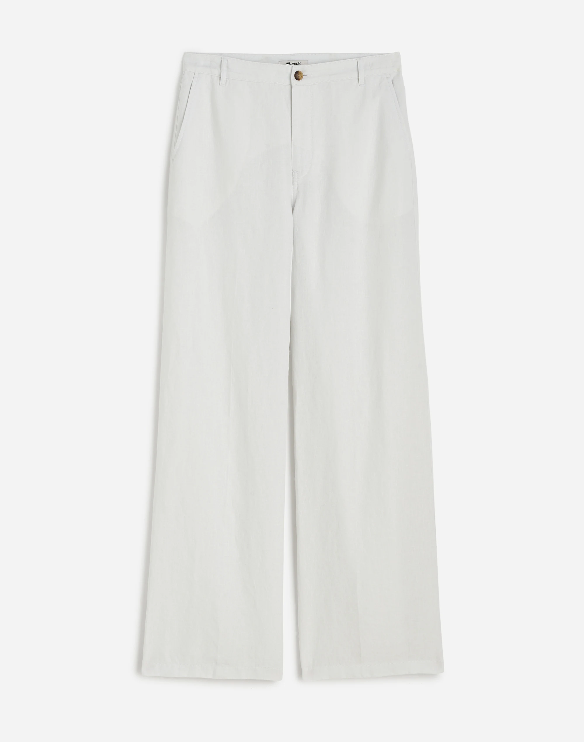 The Zoe Relaxed Wide Pant in 100% Linen