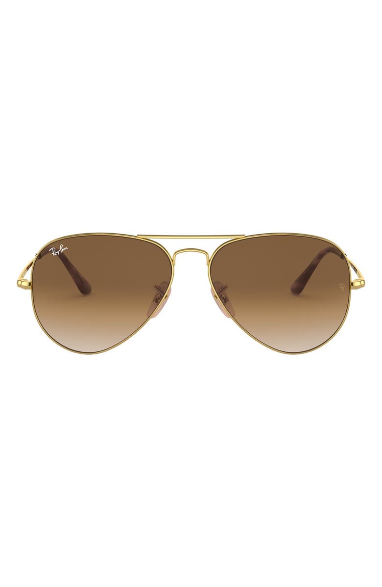 Aviator Metal Ii 58mm Gradient Pilot Sunglasses