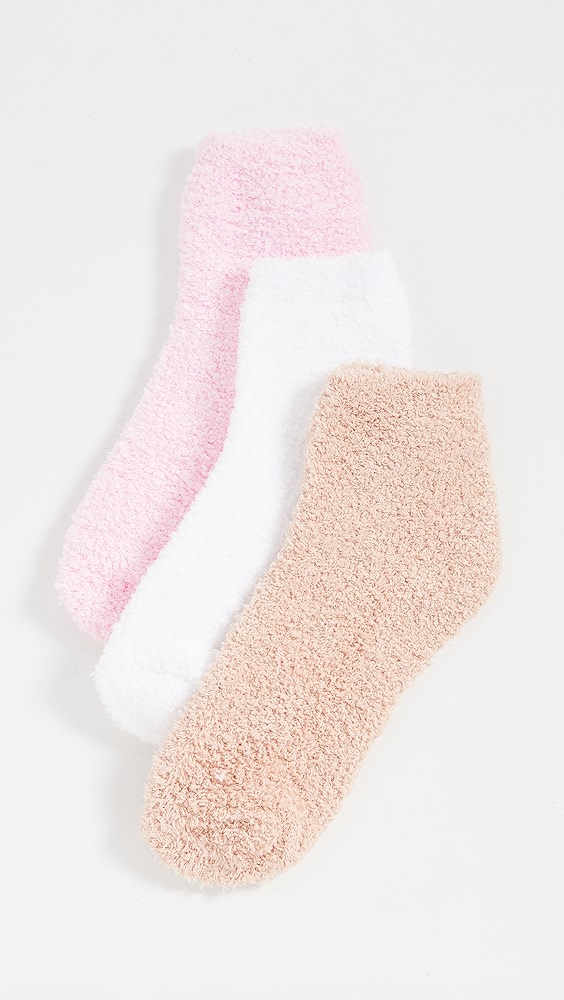 Stems 3 Pack Cozy Ankle Socks