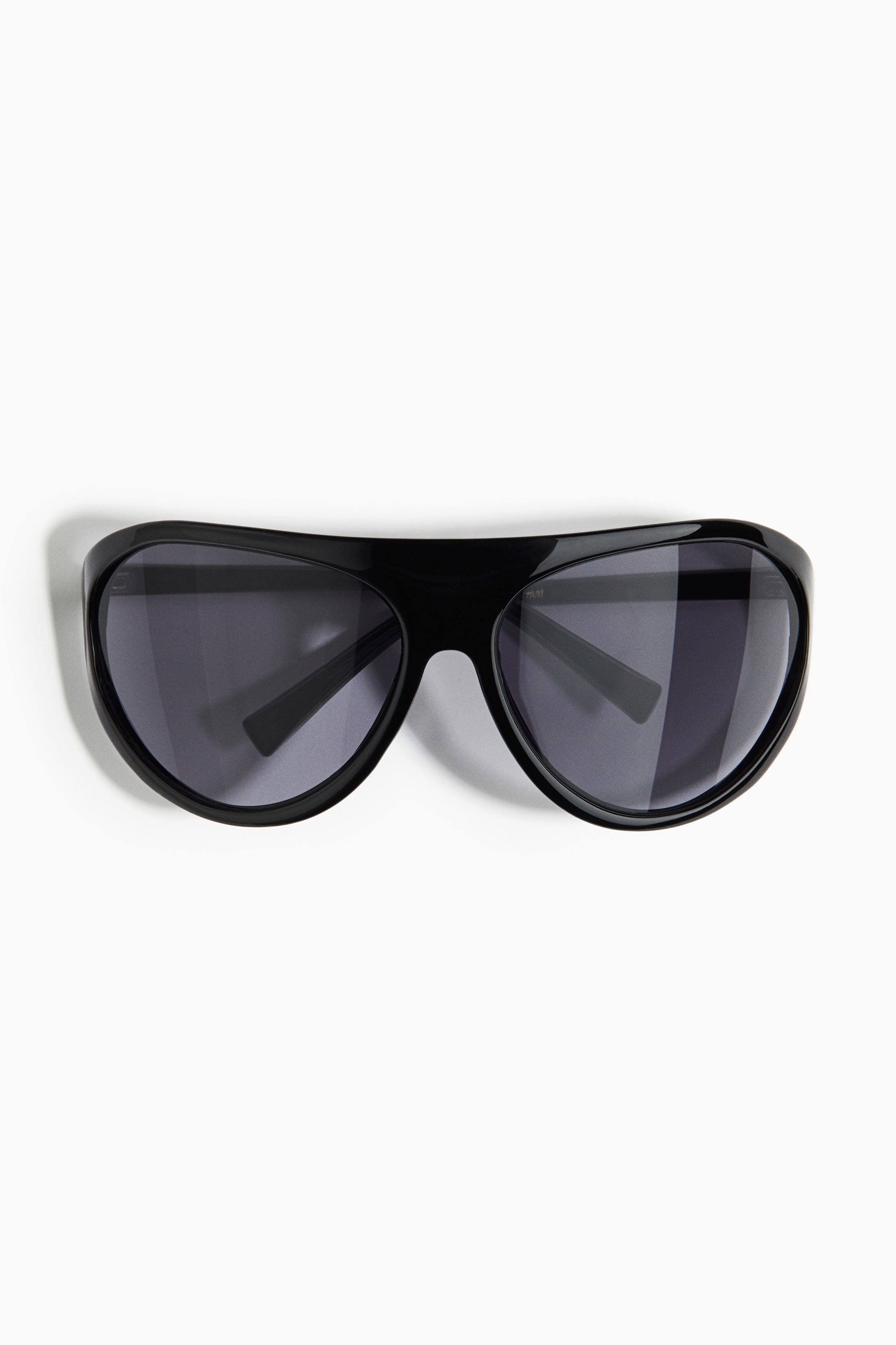 Aviator-Style Sunglasses - Black