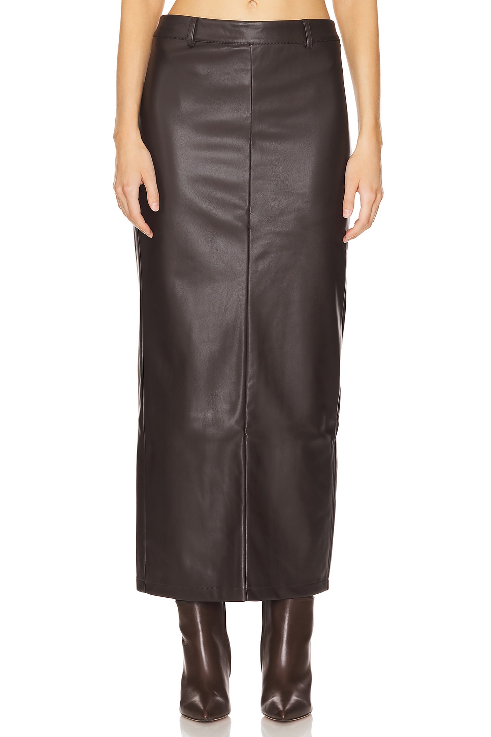 Kayla Faux Leather Skirt