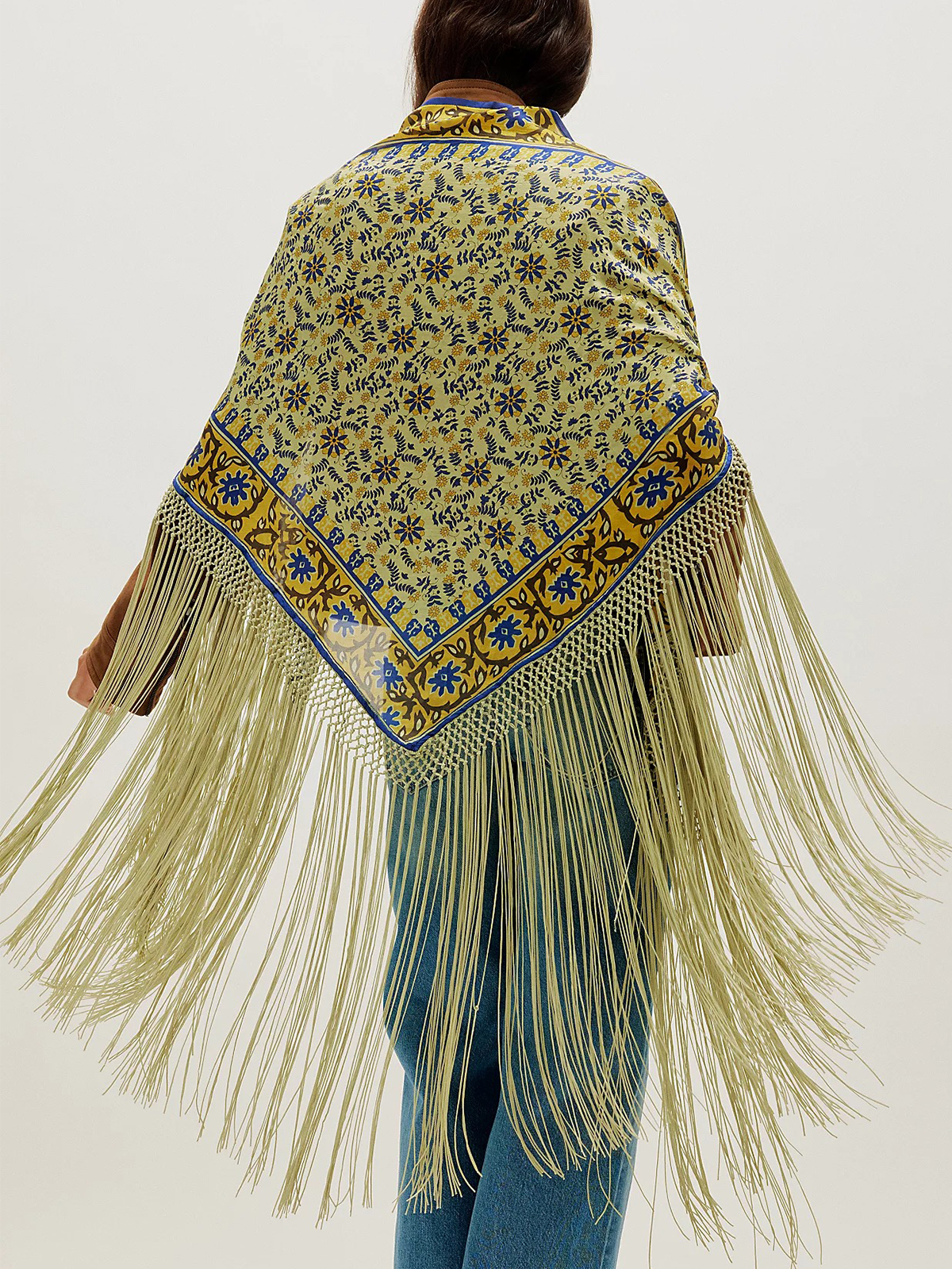 free people, Amara Fringe Silk Sarong