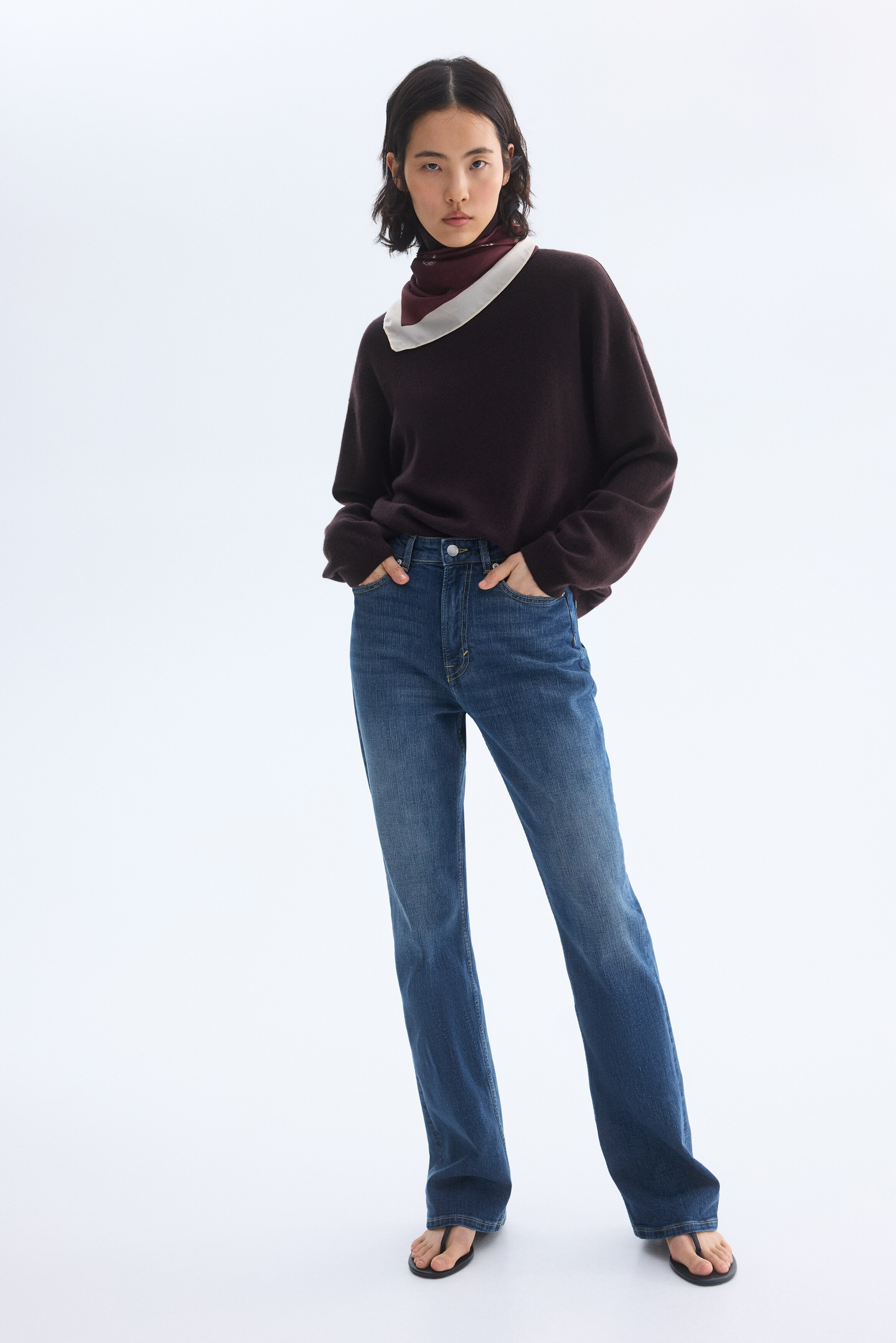 H&amp;amp;M, Bootcut High Jeans