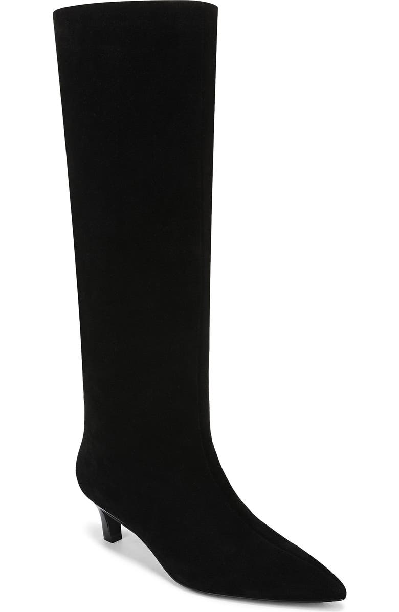Dauphine Kitten Heel Knee High Boot