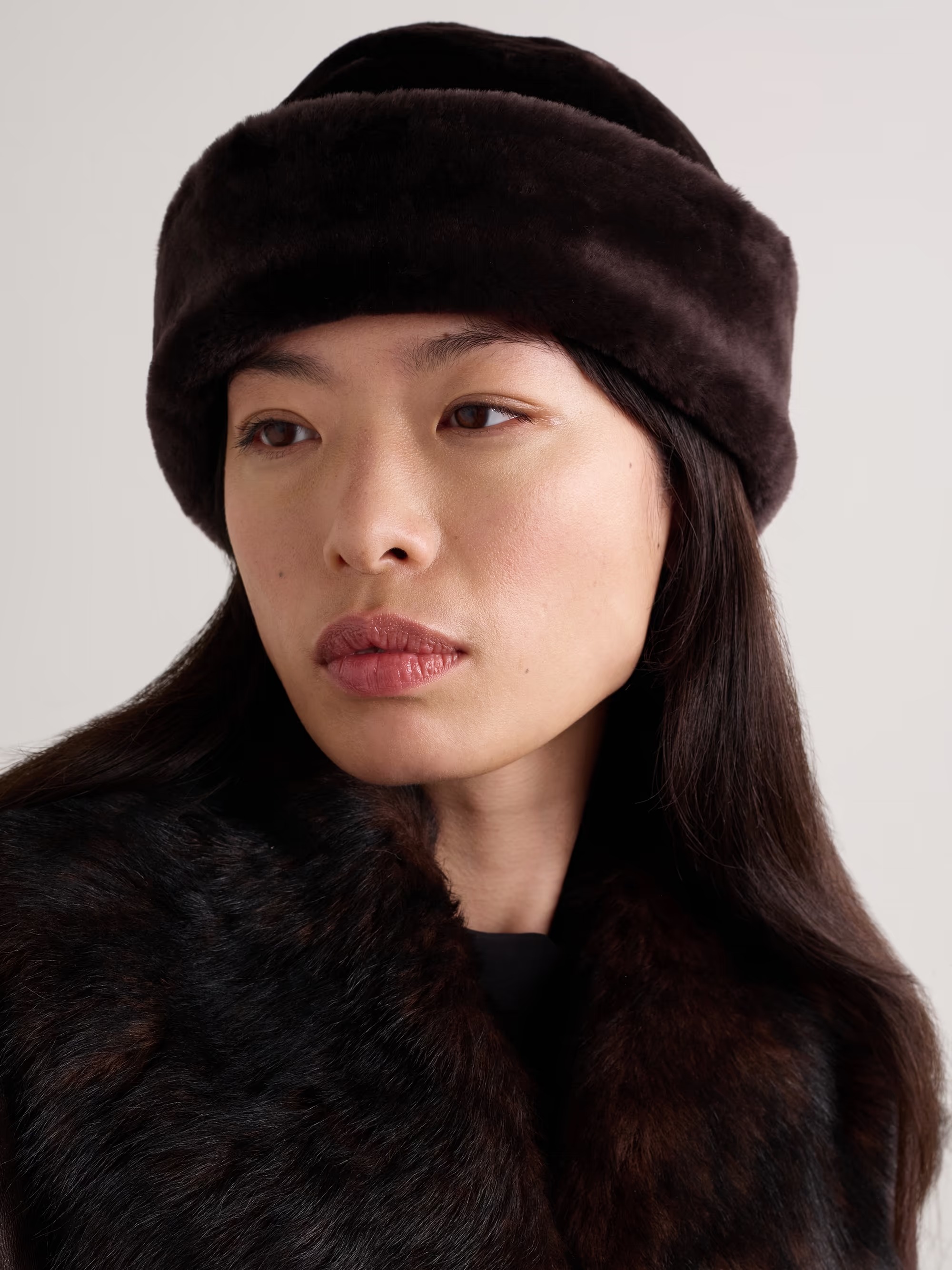 NOUR HAMMOUR, Blokes Shearling Beanie