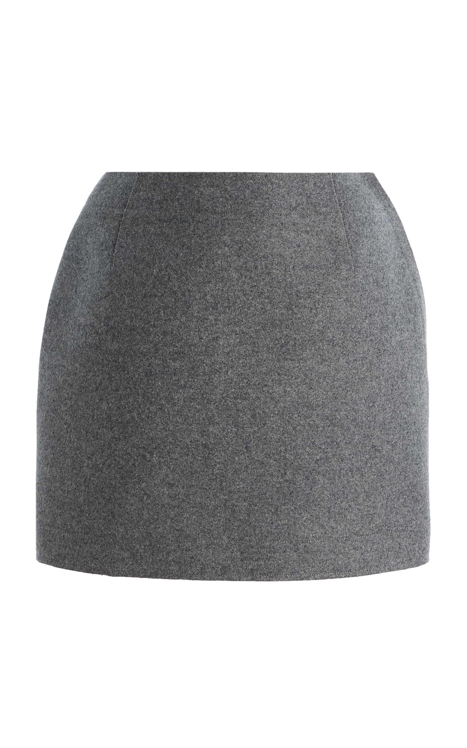Base Wool Mini Skirt