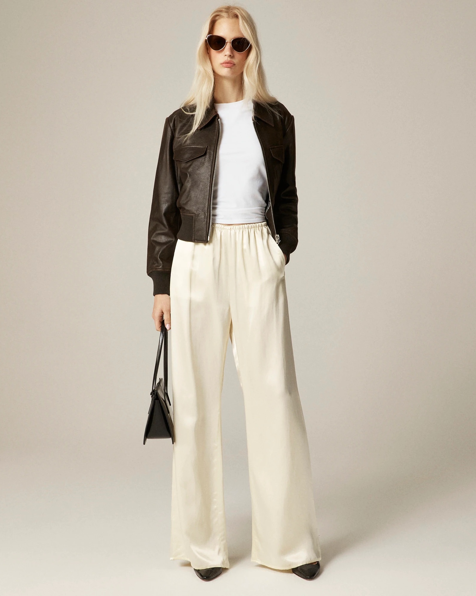J.Crew, Cosmo Pant in Luster Charmeuse
