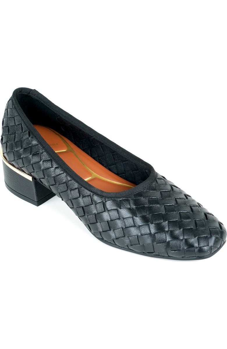 Birdie Woven Leather Pump