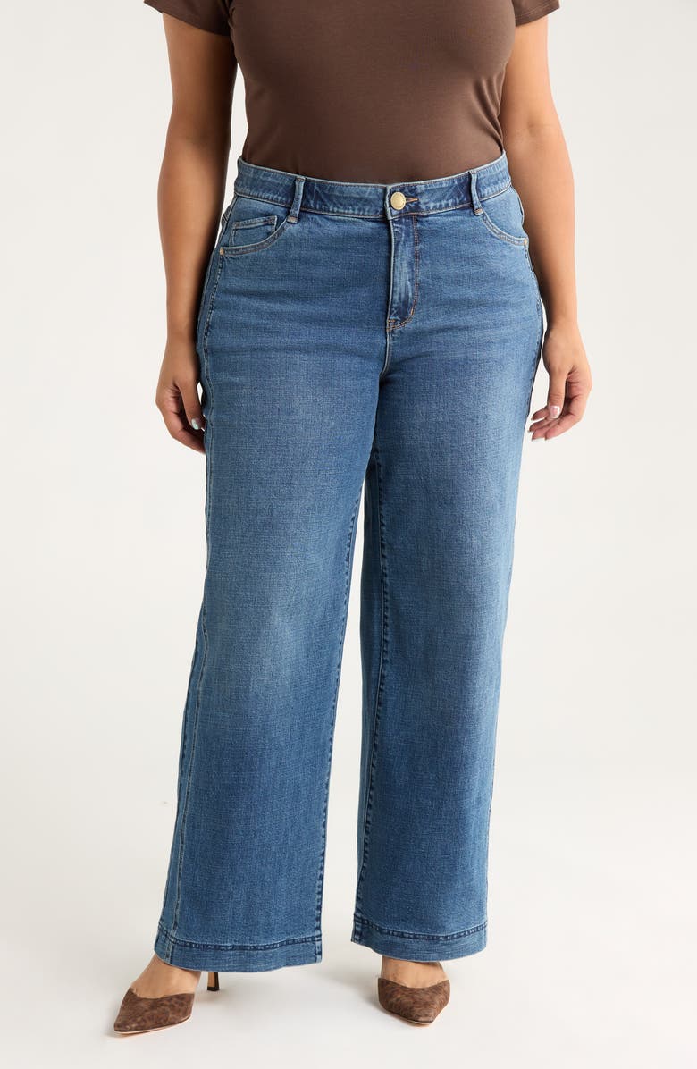 Gracie Skyrise Double Side Seam Wide Leg Jeans