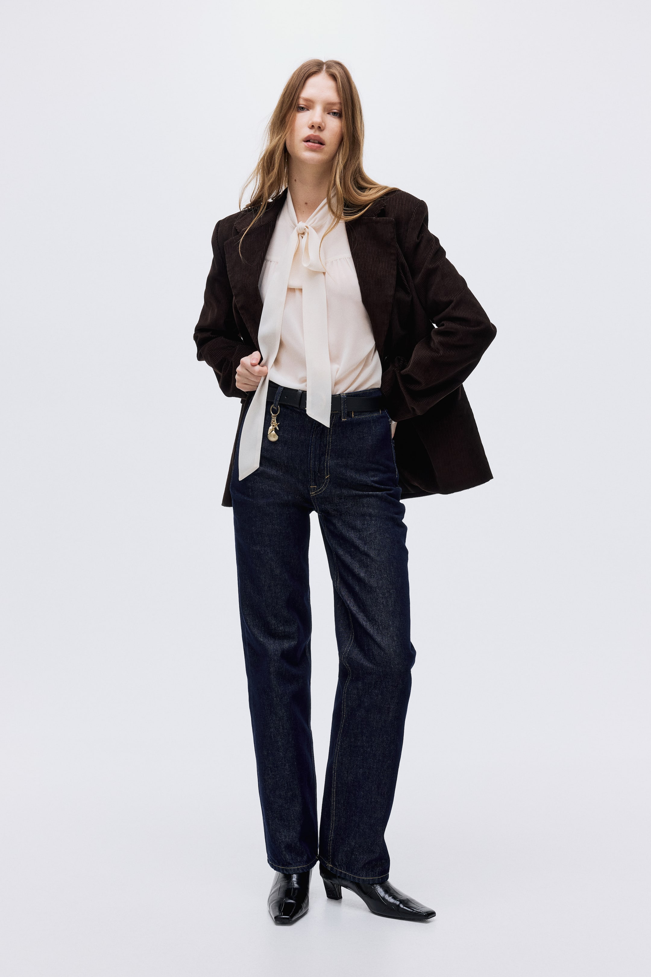 Straight High Jeans - Denim Blue