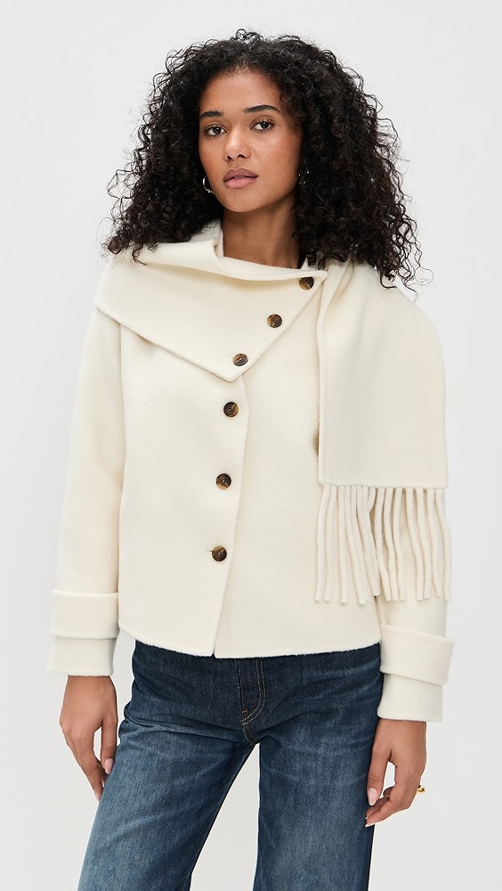Line &amp;amp; Dot Sofia Scarf Jacket