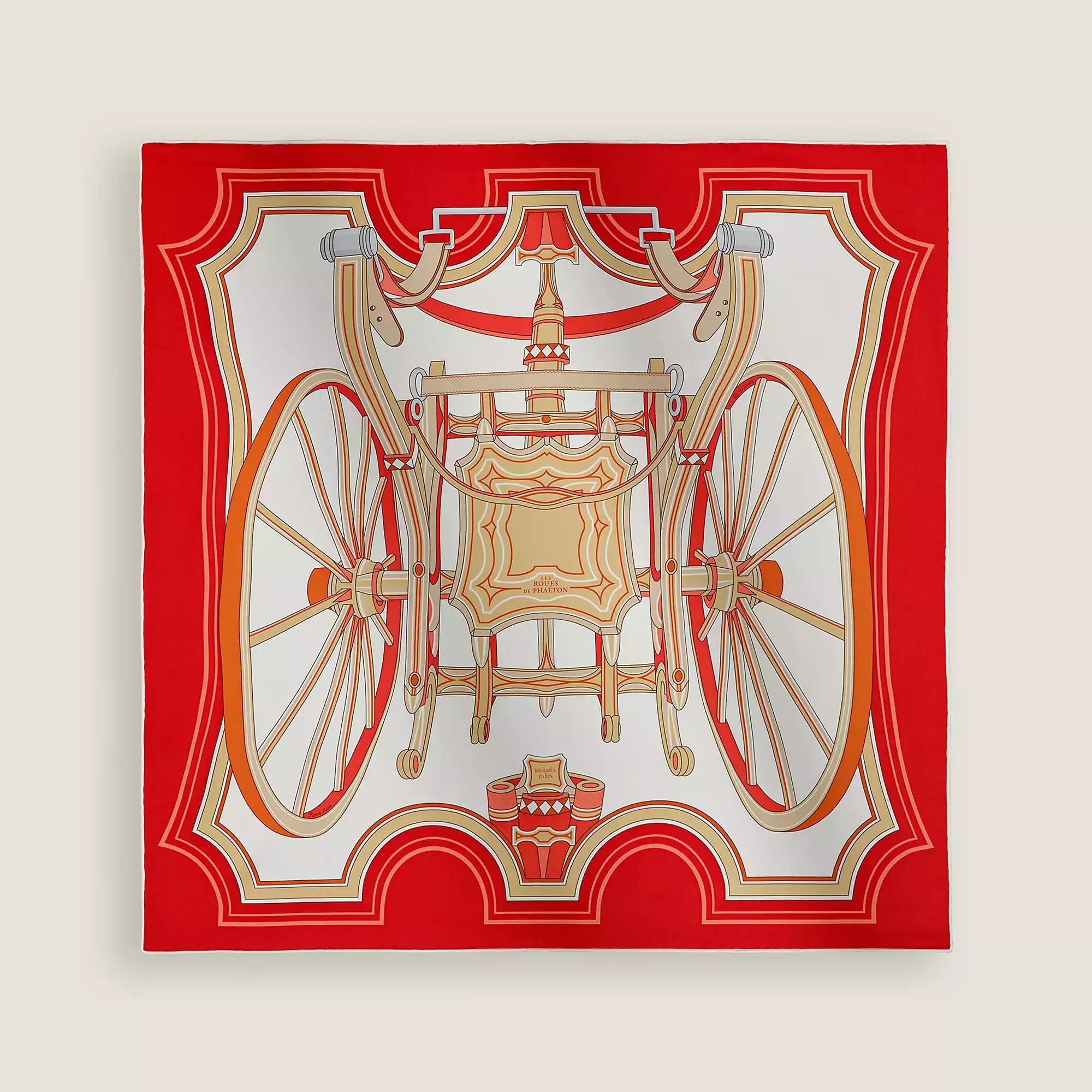 herm&amp;egrave;s, Les Roues de Phaeton Scarf