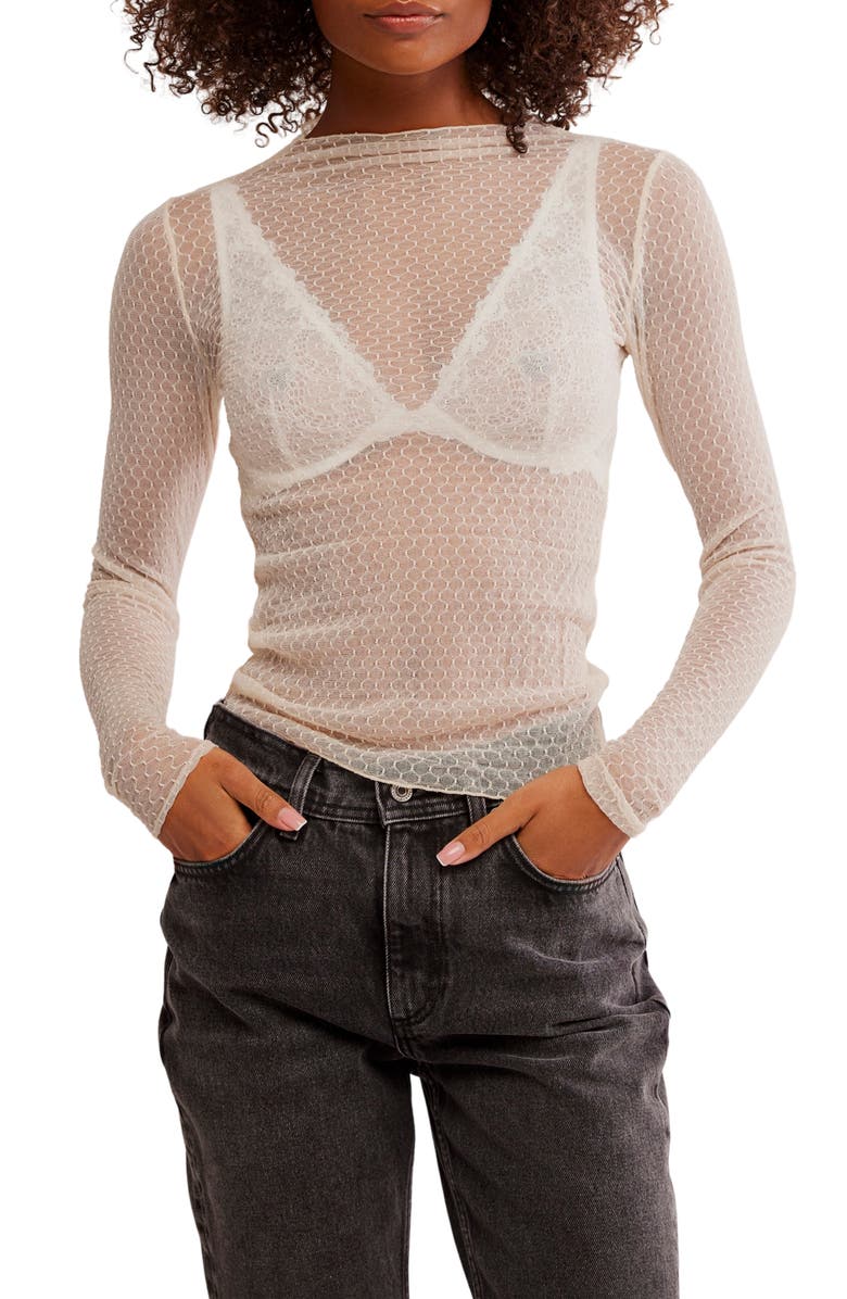 Minding My Business Sheer Top