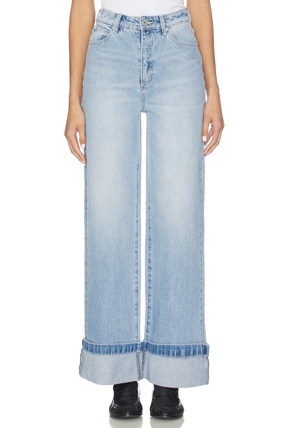 94 Wide Turn Up Jeans